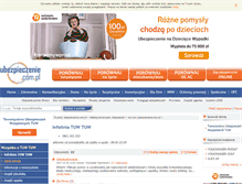 Tablet Screenshot of infolinia.tuw-tuw.ubezpieczenie.com.pl